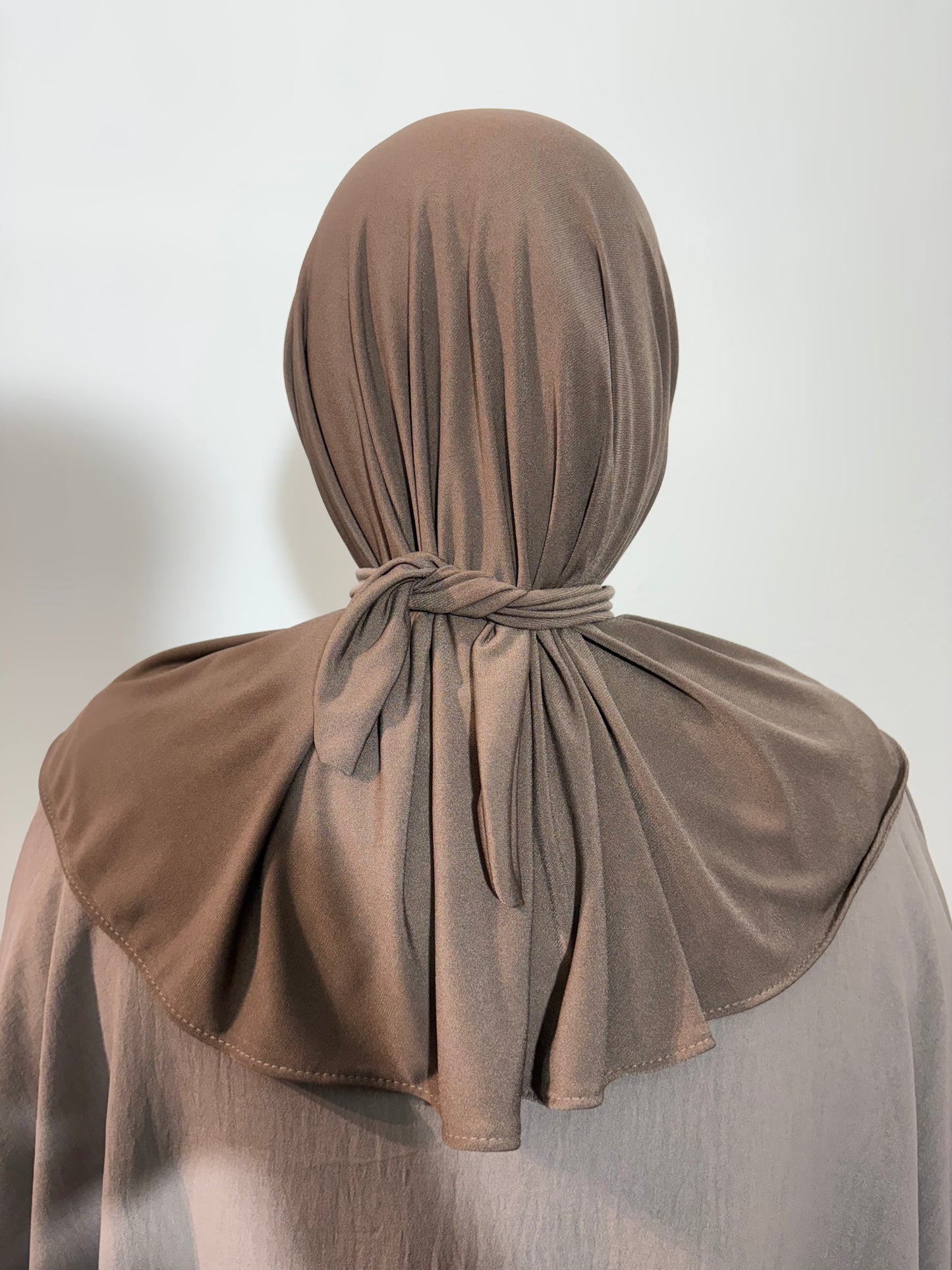 Hijab cagoule à nouer jersey premium de luxe