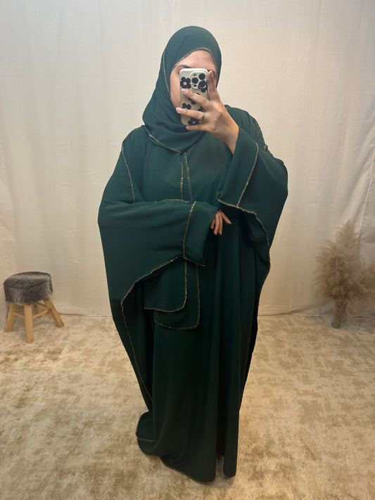 Abaya « Sarah » voile intégré Jazz