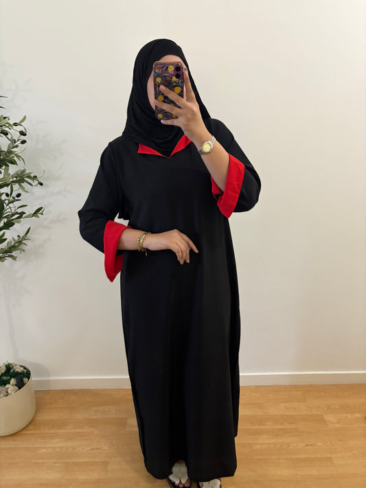 Abaya "Sabah" soie de médine