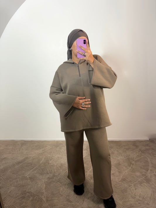 Jogging oversize (haut + pantalon)