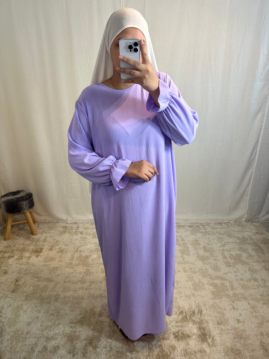 Abaya Manches tulipes "Emna"