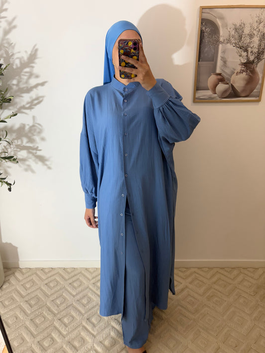 Ensemble Chemise effet lin