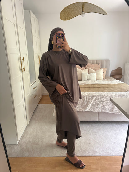 Burkini 3 pièces jupe/legging