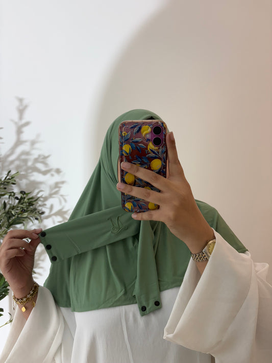 Cagoule jersey premium motif M brodé