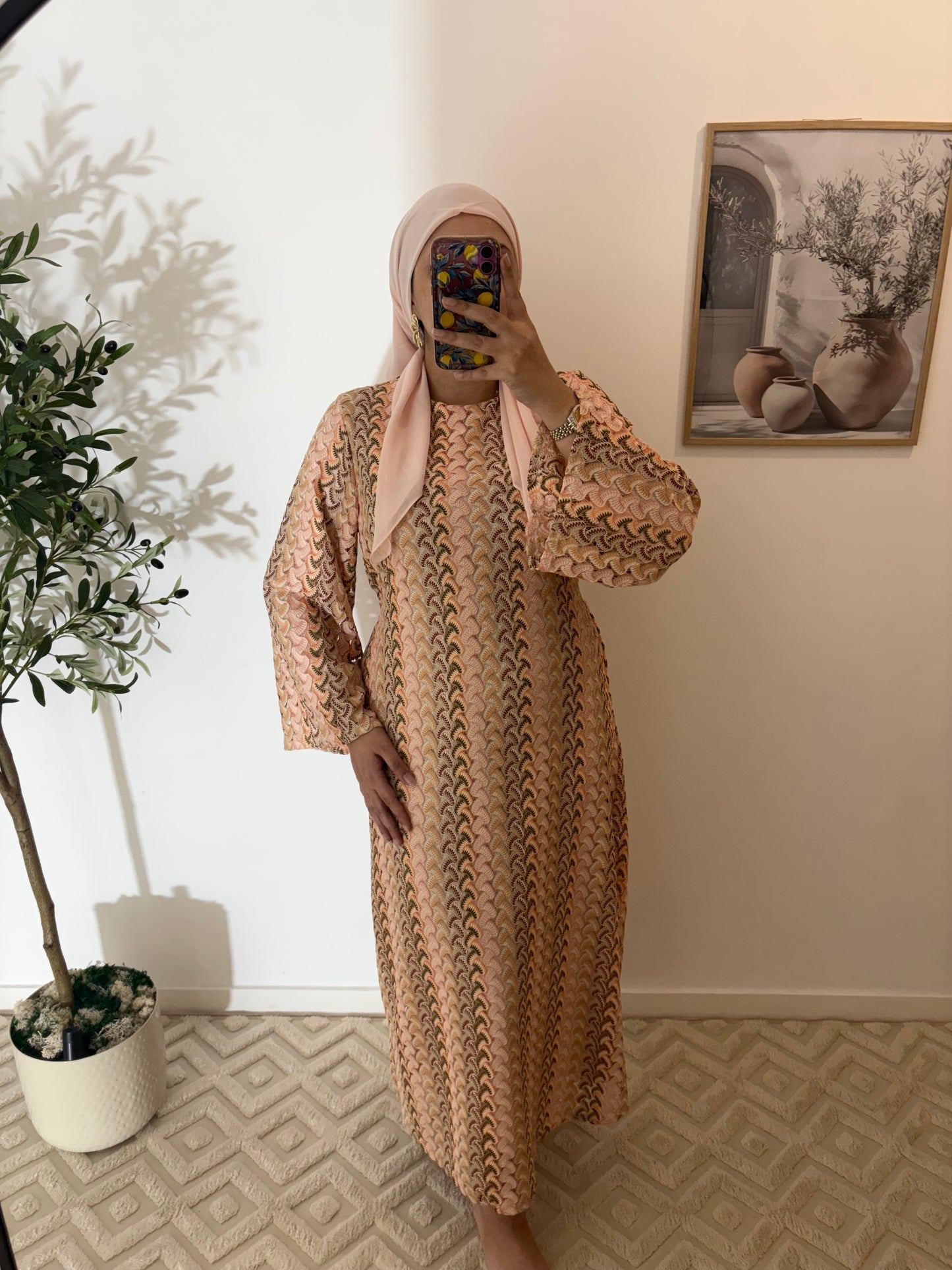 Robe "Bali" doublée