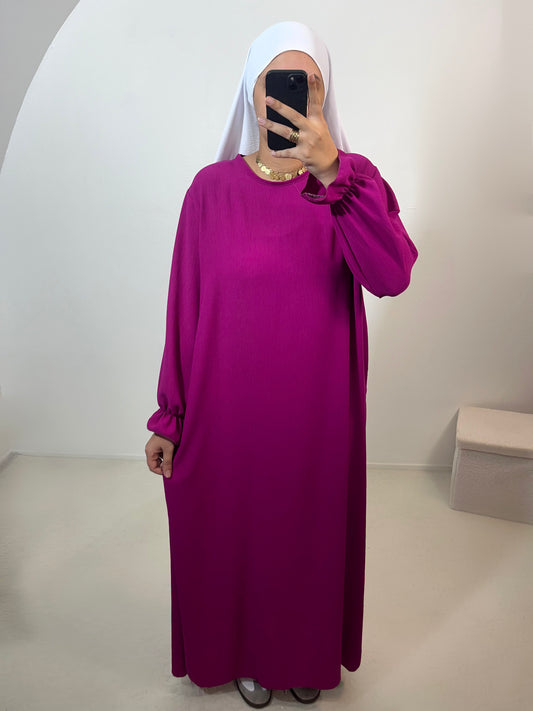 Abaya Manches tulipes "Emna"