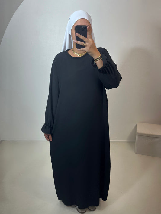 Abaya Manches tulipes "Emna"