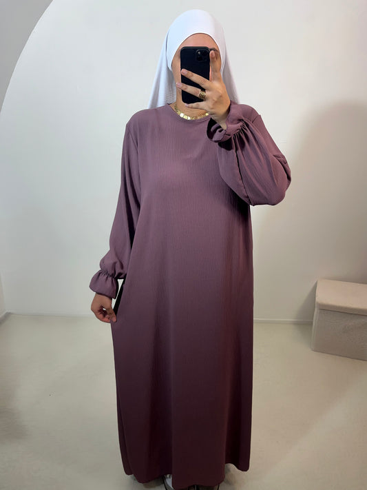 Abaya Manches tulipes "Emna"