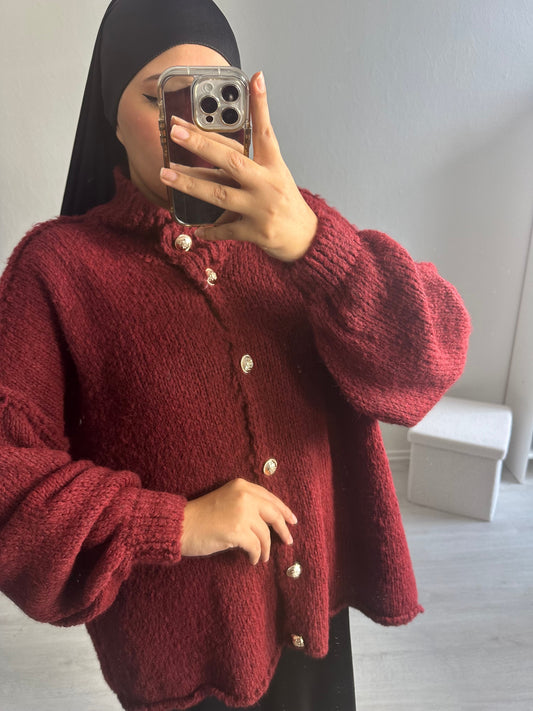 Gilet en laine Oversize