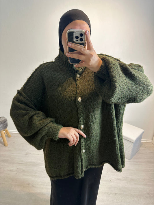 Gilet en laine Oversize