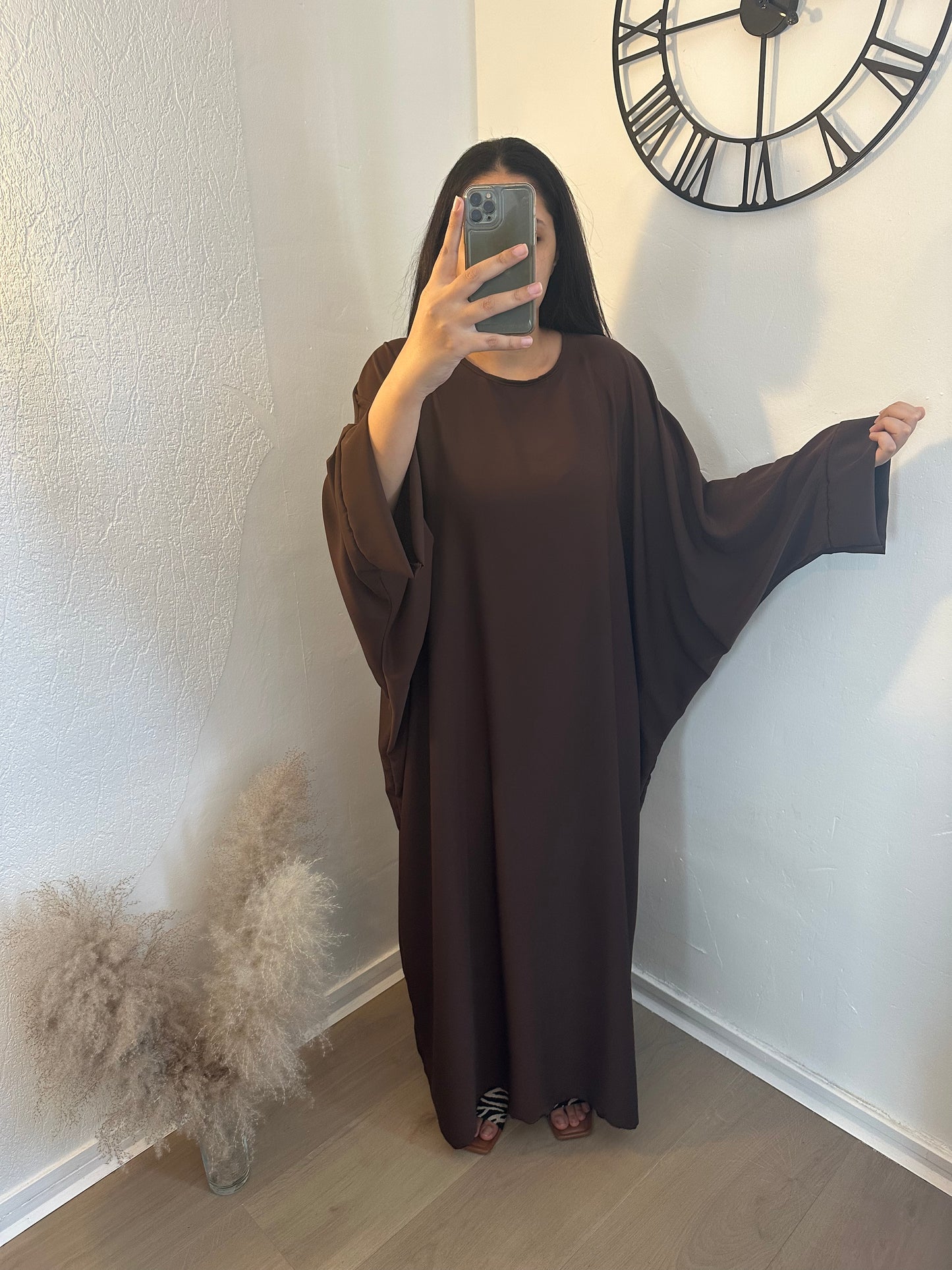 Abaya « Kenza » soie de médine