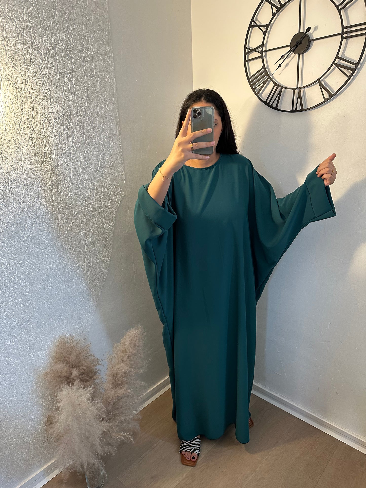 Abaya « Kenza » soie de médine