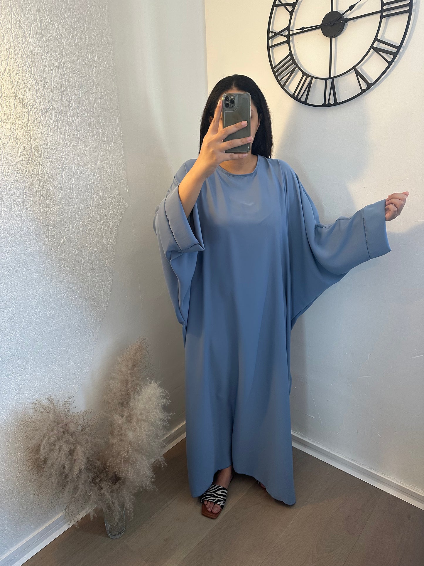 Abaya « Kenza » soie de médine