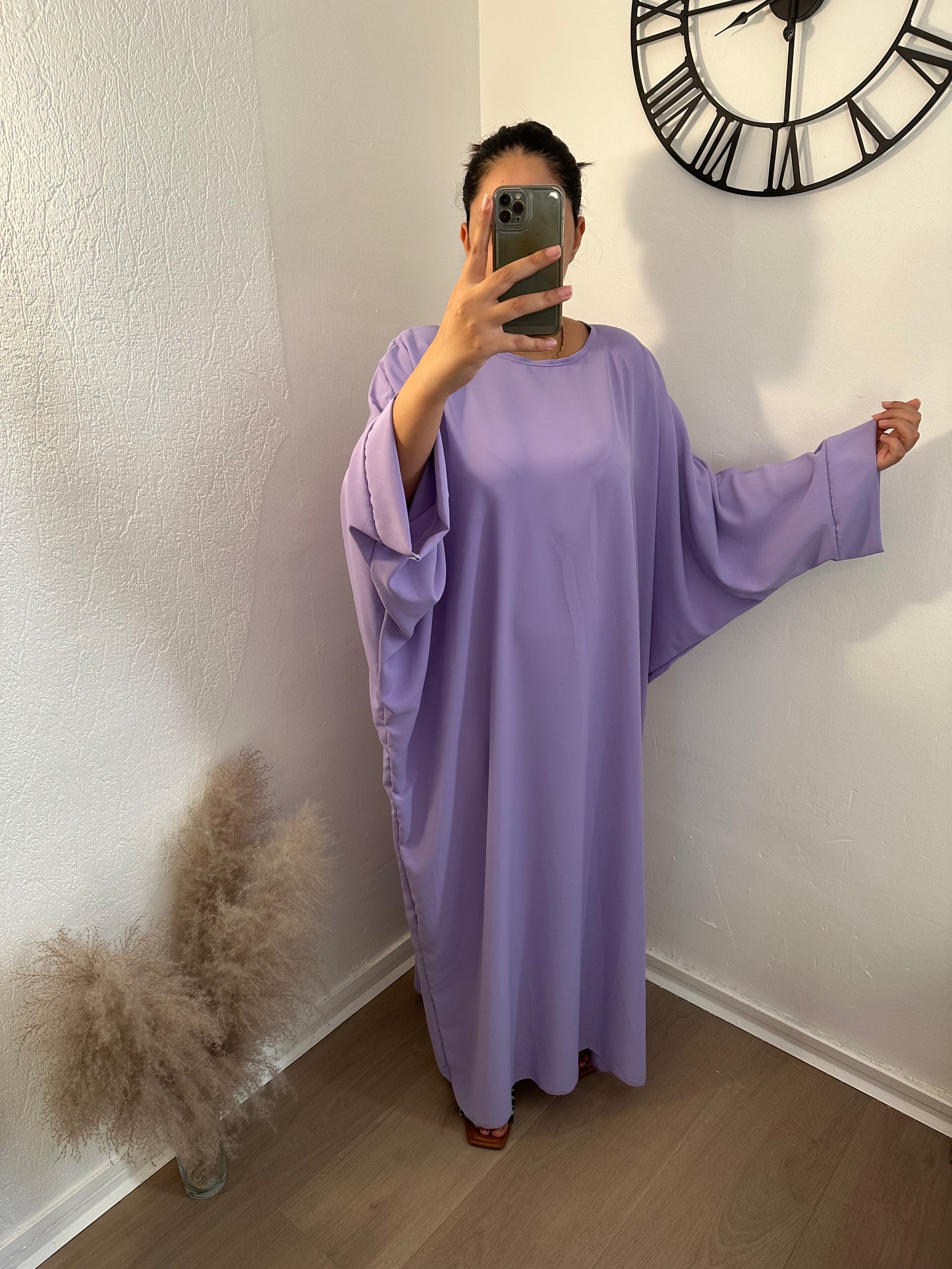 Abaya « Kenza » soie de médine